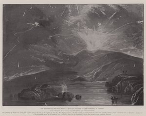 西インド諸島の災害、以前のスーフリエール噴火、セントビンセント 作： Joseph Mallord William Turner